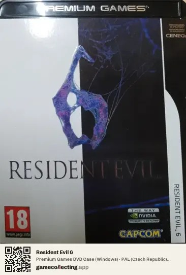 Resident Evil 6 Computer, Czech Republic box front