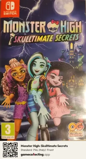 Monster High: Skulltimate Secrets Nintendo Switch, Italy box front