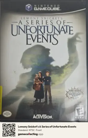 Lemony Snicket's A Series of Unfortunate Events Nintendo GameCube, NTSC box front