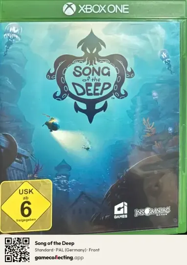 Song of the Deep Xbox One, Germany box front