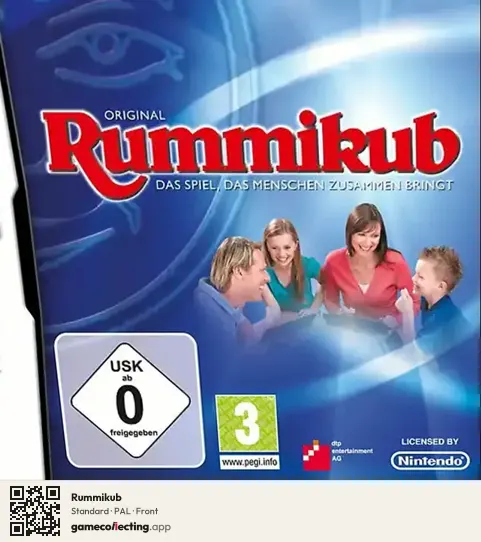 Rummikub Nintendo DS, PAL box front
