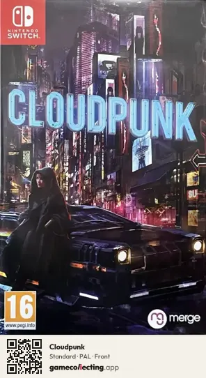 Cloudpunk Nintendo Switch, PAL box front