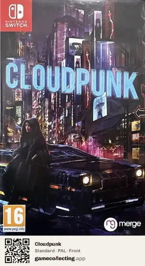 Cloudpunk Nintendo Switch, PAL box front