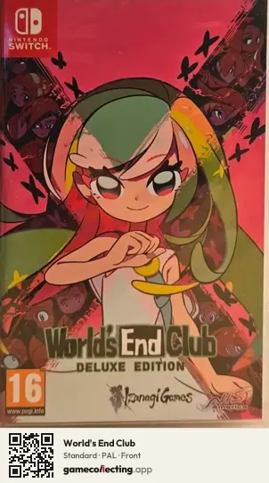 World's End Club Nintendo Switch, PAL box front