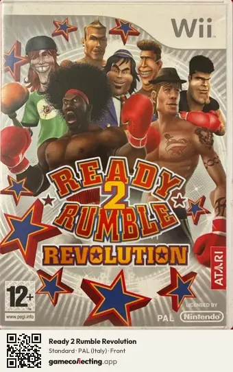 Ready 2 Rumble Revolution Nintendo Wii, Italy box front