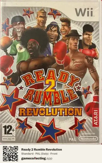 Ready 2 Rumble Revolution Nintendo Wii, Italy box front