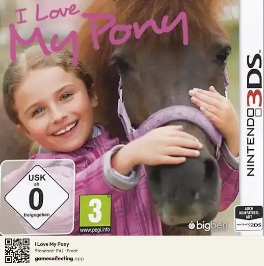 I Love My Pony Nintendo 3DS, PAL box front