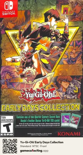 Yu-Gi-Oh! Early Days Collection Nintendo Switch, NTSC box front