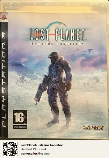 Lost Planet: Extreme Condition PlayStation 3, PAL box front