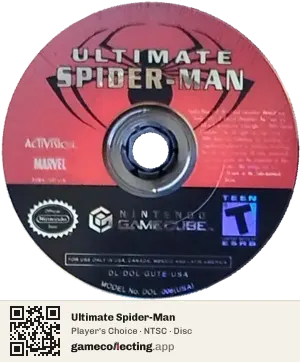 Ultimate Spider-Man Nintendo GameCube, NTSC disc