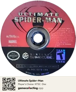 Ultimate Spider-Man Nintendo GameCube, NTSC disc