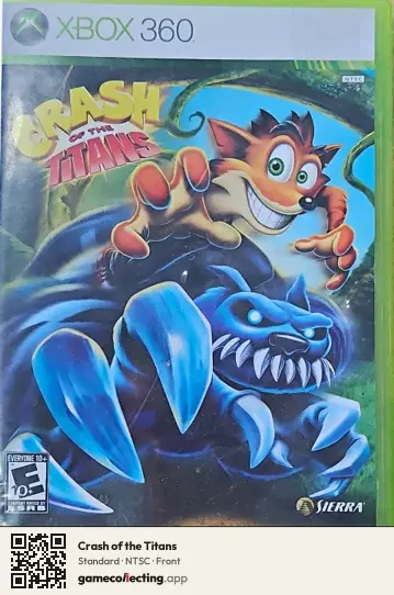 Crash of the Titans Xbox 360, NTSC box front