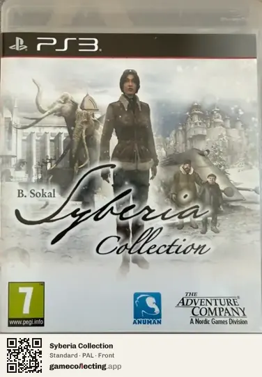 Syberia Collection PlayStation 3, PAL box front