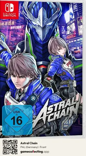 Astral Chain Nintendo Switch, Germany box front