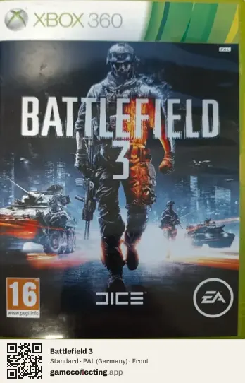 Battlefield 3 Xbox 360, Germany box front