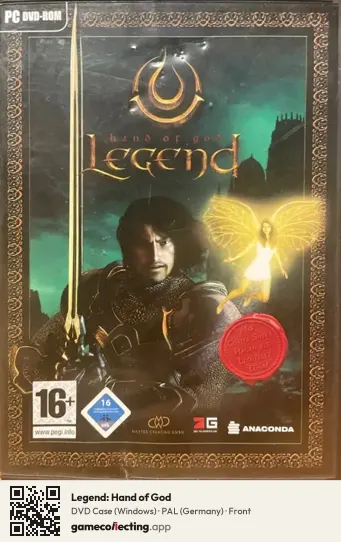 Legend: Hand of God Computer, Germany box front