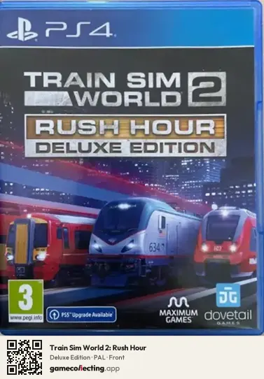 Train Sim World 2: Rush Hour PlayStation 4, PAL box front