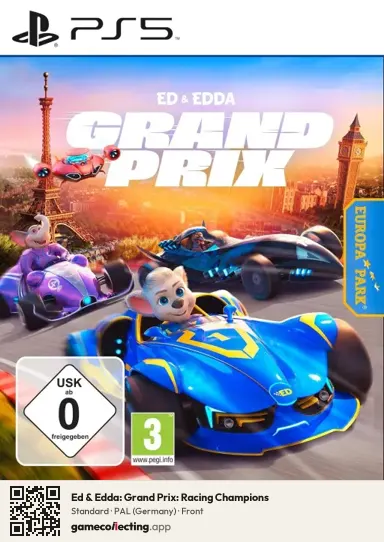 Ed & Edda: Grand Prix: Racing Champions PlayStation 5, Germany box front