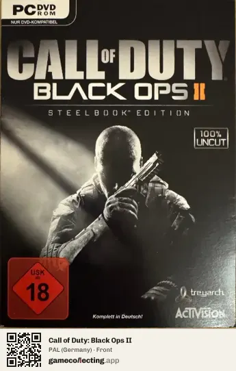 Call of Duty: Black Ops II Computer, Germany box front