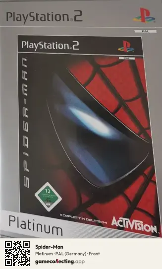 Spider-Man PlayStation 2, Germany box front