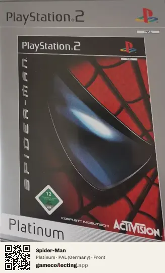 Spider-Man PlayStation 2, Germany box front