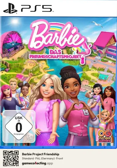 Barbie Project Friendship PlayStation 5, Germany box front