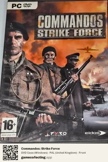 Commandos: Strike Force Computer, United Kingdom box front