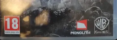 Middle-earth: Shadow of Mordor, the PEGI square on its front