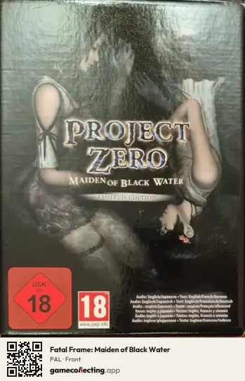 Fatal Frame: Maiden of Black Water Nintendo Wii U, PAL box front