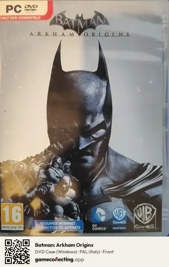 Batman: Arkham Origins Computer, Italy box front
