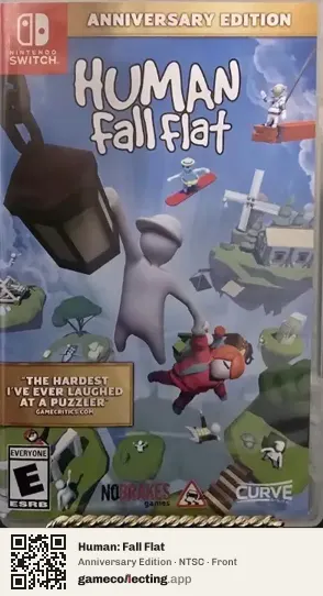 Human: Fall Flat Nintendo Switch, NTSC box front