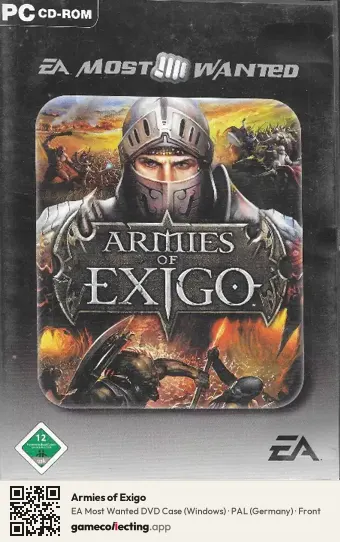 Armies of Exigo Computer, Germany box front