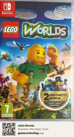 LEGO Worlds Nintendo Switch, Italy box front