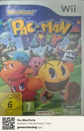 Pac-Man Party Nintendo Wii, Germany box front