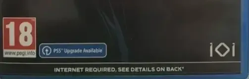 Hitman 3, the PEGI square on its front