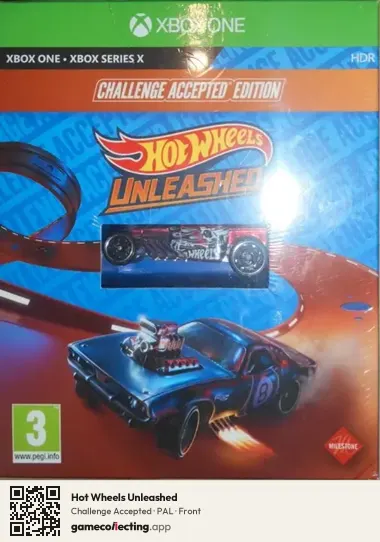 Hot Wheels Unleashed Xbox One, PAL box front
