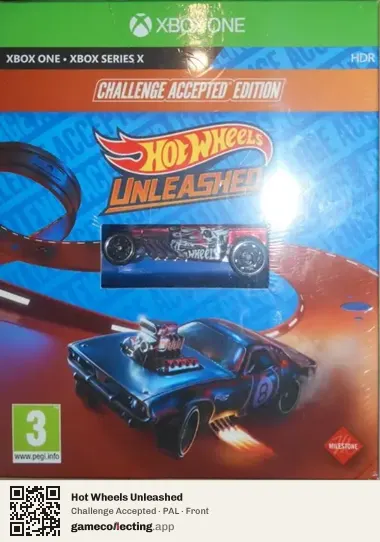 Hot Wheels Unleashed Xbox One, PAL box front
