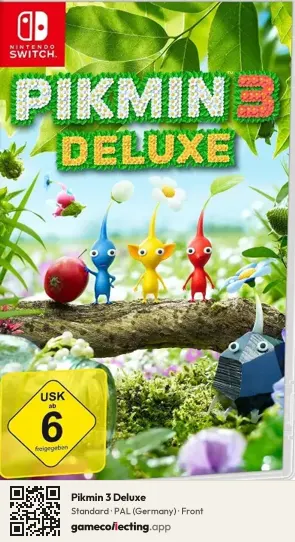 Pikmin 3 Deluxe Nintendo Switch, Germany box front