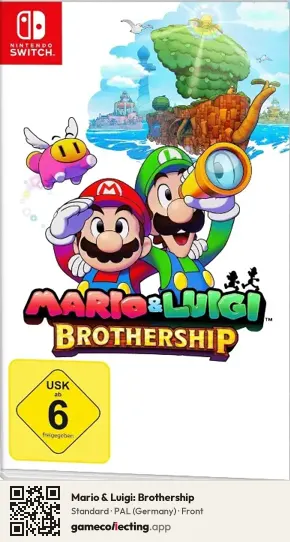 Mario & Luigi: Brothership Nintendo Switch, Germany box front