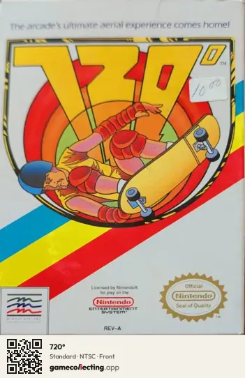 720° Nintendo Entertainment System, NTSC box front