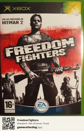 Freedom Fighters Xbox, France box front