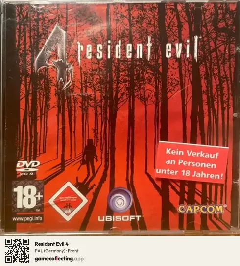 Resident Evil 4 Computer, Germany box front