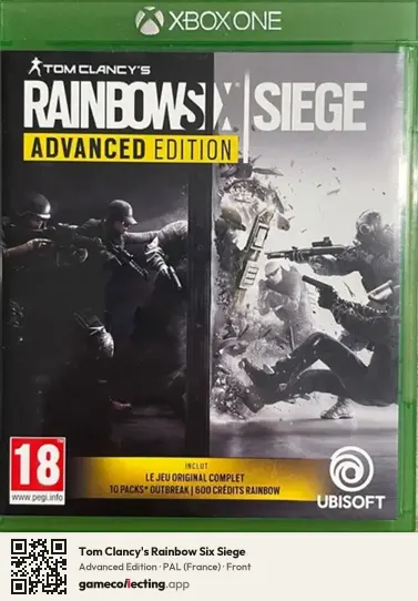 Tom Clancy's Rainbow Six Siege Xbox One, France box front