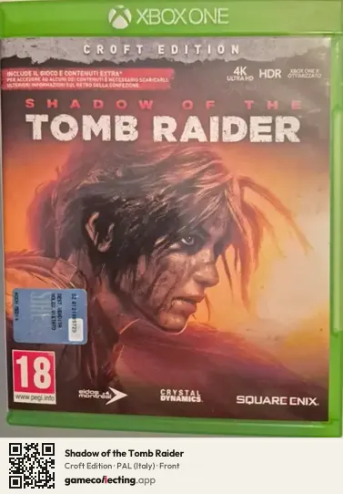 Shadow of the Tomb Raider Xbox One, Italy box front