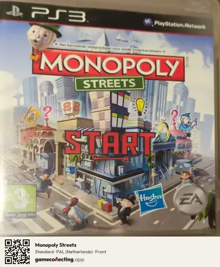 Monopoly Streets PlayStation 3, Netherlands box front