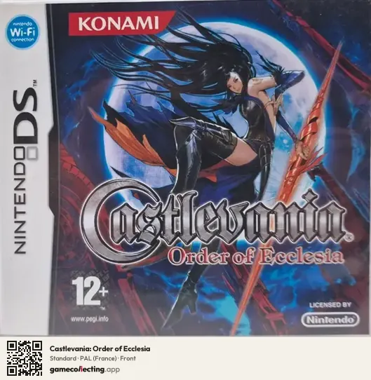 Castlevania: Order of Ecclesia Nintendo DS, France box front