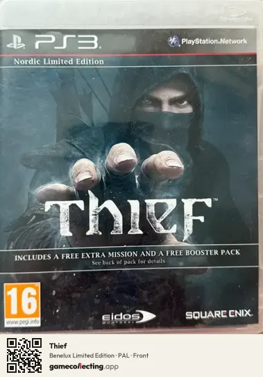 Thief PlayStation 3, PAL box front