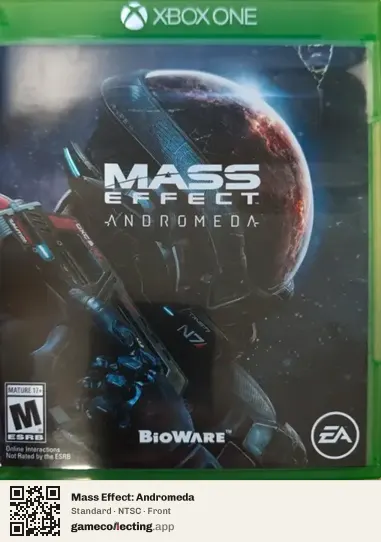 Mass Effect: Andromeda Xbox One, NTSC box front