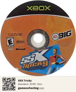 SSX Tricky Xbox, NTSC disc