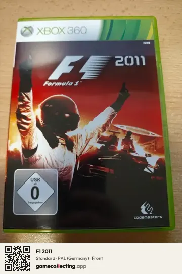 F1 2011 Xbox 360, Germany box front